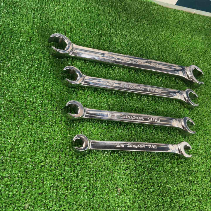 スナップオン Snap-on ダブルエンド フレアナット レンチ インチ 4本セット RXFS1214B 1618B 2022B 2428B【草加店】