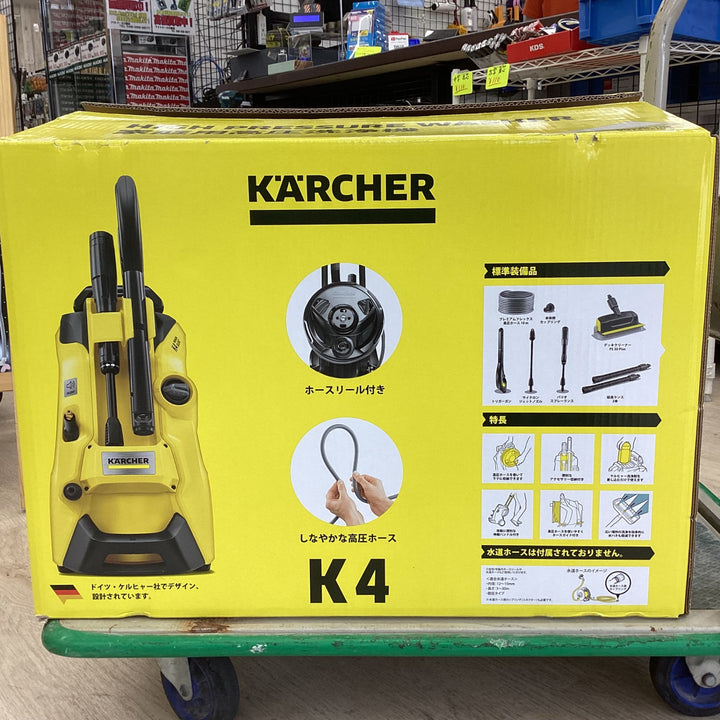 ★ケルヒャー(Karcher) 高圧洗浄機 K 4 プレミアム サイレント(50Hz)【川越店】