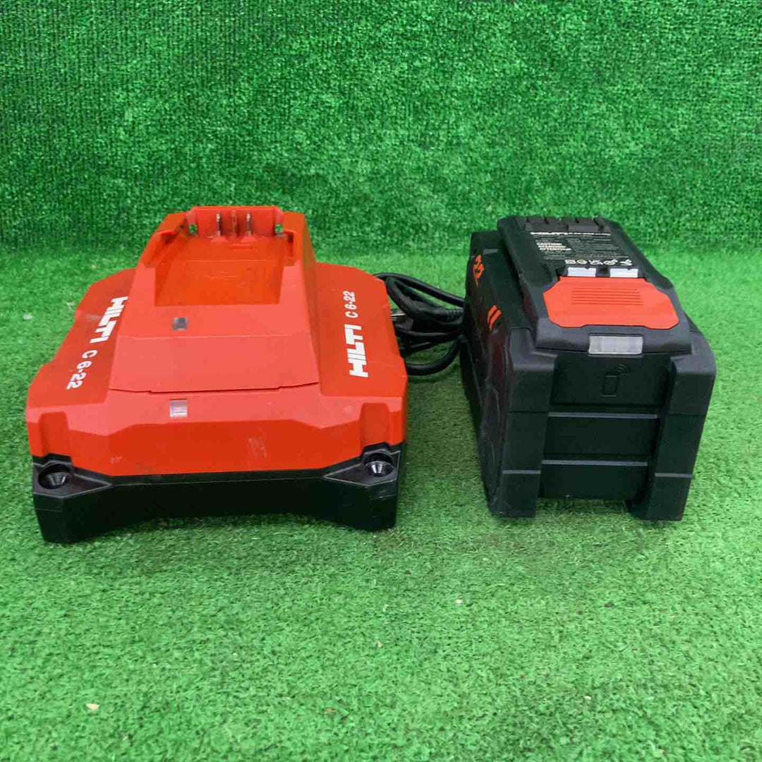 ヒルティ(Hilti) 急速充電器 C6-22 Nuron ニューロン&B22-255 Li-ior バッテリー【川崎店】