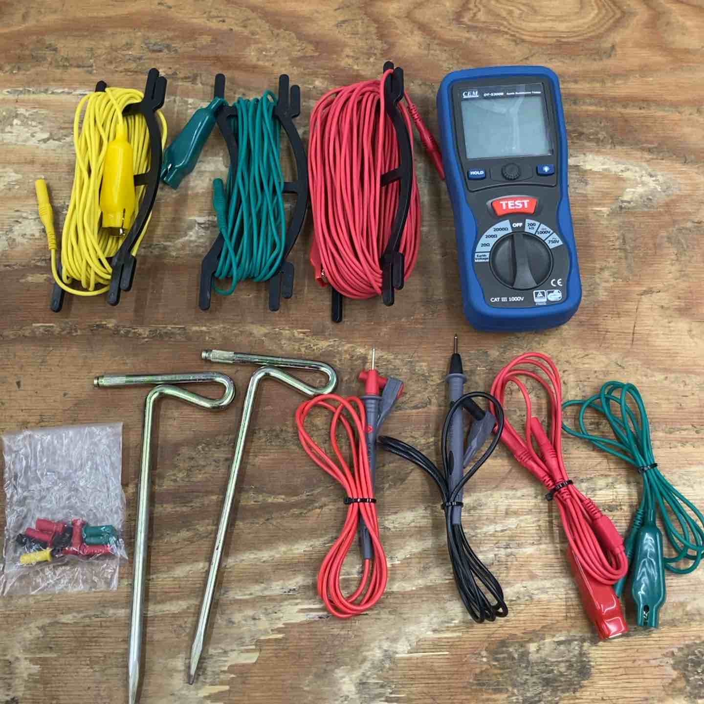 【中古】【動作OK】【店頭引取限定】CEM 接地抵抗計 DT-5300B　9130円（税込）7082 中古品】CEM 接地抵抗計 DT-5300B デジタル式【柏店】 – アクトツール