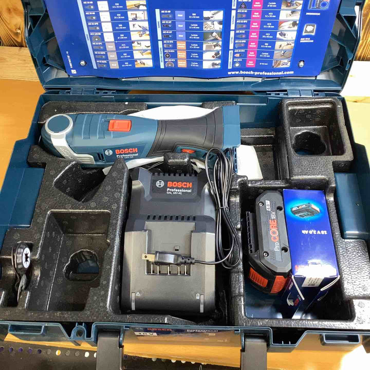 Bosch Professional(ボッシュ) 18V コードレスマルチツール(カットソー) (本体のみ、カットソー・マルチツール用ブレード32mm PAIZ32APB、 キャリングケース付) GMF18V-34H 【ブレード取付1秒！スナップインシステム】【越谷店】