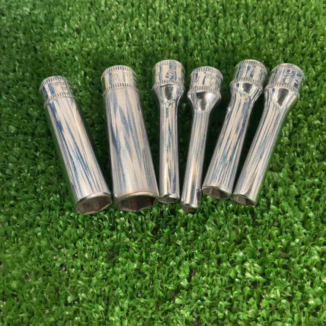 スナップオン(Snap-on) 1/4 ディープソケット STMM4・5・5.5・6・9・10 6個セット【草加店】