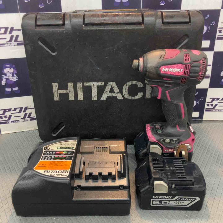 【中古品】ハイコーキ(HIKOKI ※旧:日立工機) コードレスインパクトドライバー WH18DDL2(2LYPK)(SR)【所沢店】