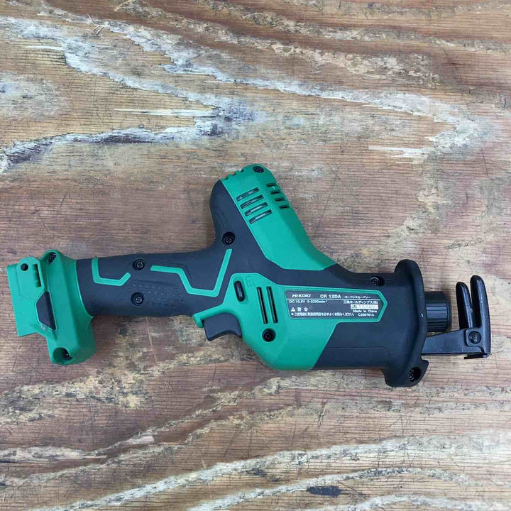 送料無料【中古品】ハイコーキ HIKOKI 日立工機 コードレスセーバソー CR12DA(NN) 10.8V 本体のみ【柏店】
