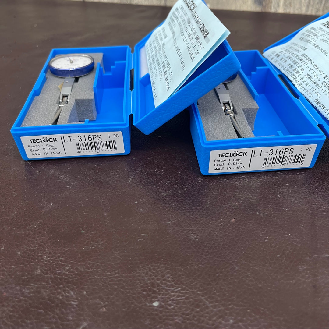 【未使用品(店頭展示品)】TECLOOK(テクロック) レバーテスト(てこ式ダイヤルゲージ) LT-316PS 2個セット【東大和店】