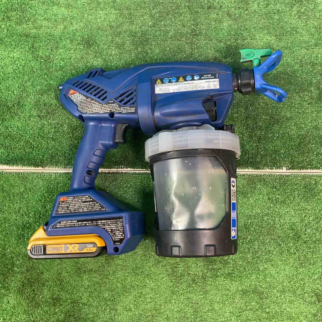 【ジャンク品】グラコ Graco コードレスエアレス 17N224  ※通電確認はOK・吹付できません【岩槻店】