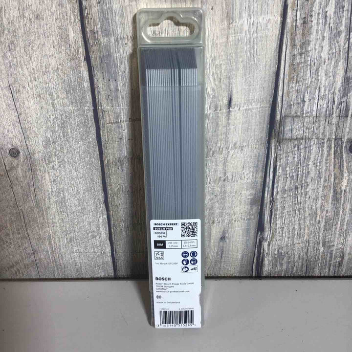 ◇ボッシュ(BOSCH) セーバーソーブレード 金属用 山数10〜14 全長225mm S1125VF (25本入)【戸田店】