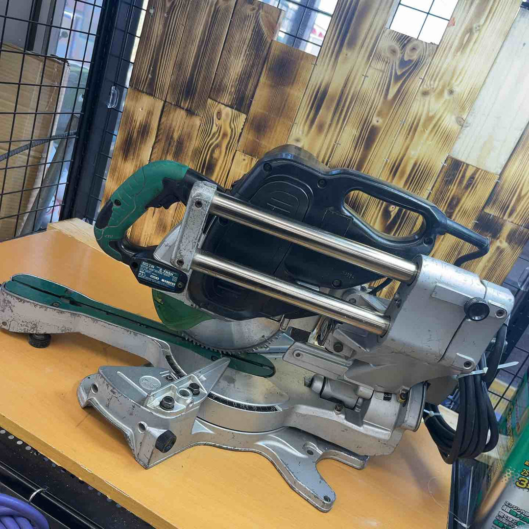 ☆ハイコーキ(HIKOKI ※旧:日立工機) 卓上スライド丸のこ C7RSH　モーター部から火花あり【越谷店】