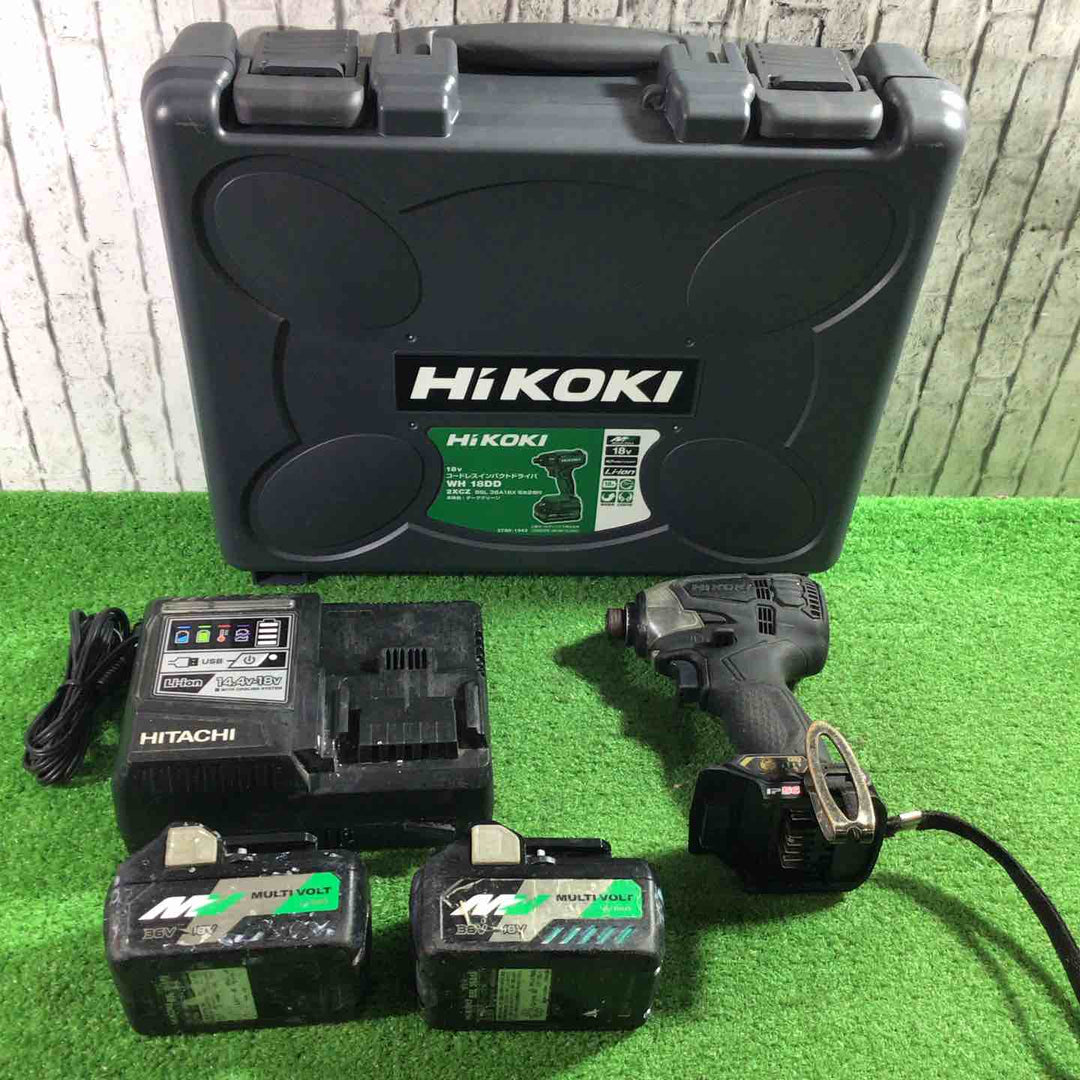 ★ハイコーキ(HIKOKI ※旧:日立工機) コードレスインパクトドライバー WH36DA(2XPB)【川口店】