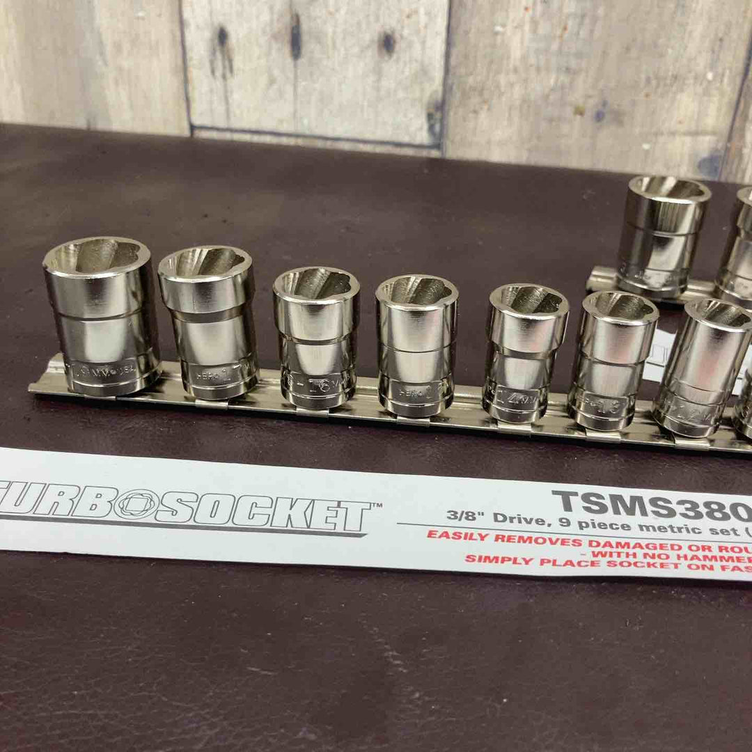 【中古美品】 ウィリアムズ(WILLIAMS)  3/8 (9.5mm) ターボソケットセット 9個セット TSMS3809×2セットまとめ 【東大和店】