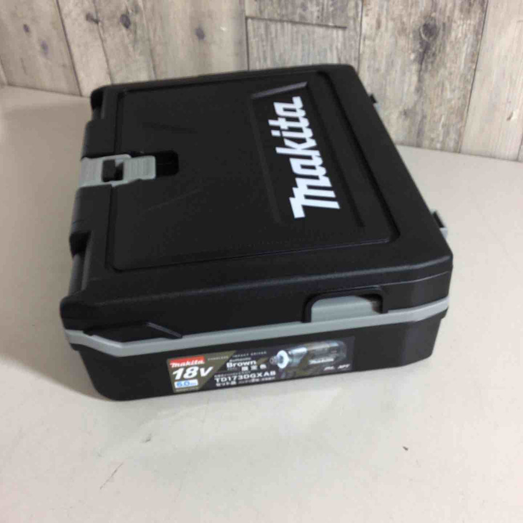 ★マキタ(makita) コードレスインパクトドライバー TD173DGXAB ブラウン  茶色【戸田店】