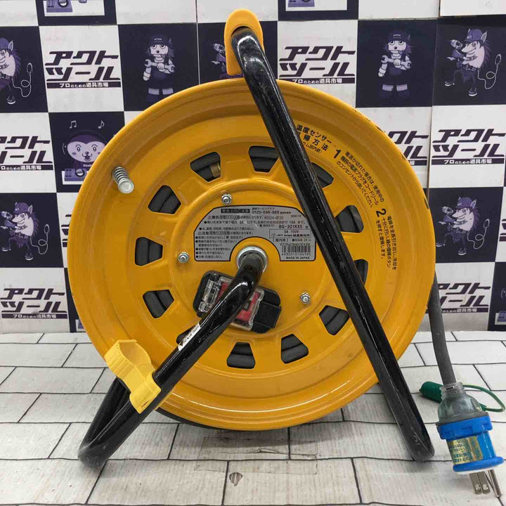 ◇ハタヤ(HATAYA) コードリール サンタイガーリール 30m 屋内用 温度センサー付 BG-301KXS【所沢店】