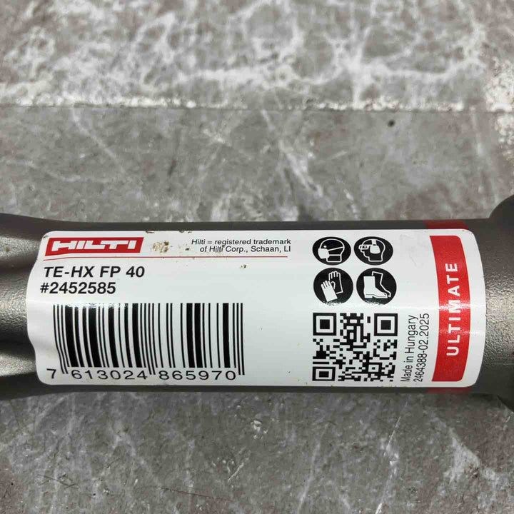 ◇HILTI (ヒルティ) フラットポイントチゼル TE-HX FP 40【八潮店】