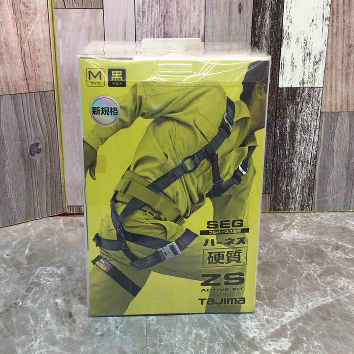 □タジマ(Tajima) ハーネスZS 黒 Mサイズ AZSM-BK【八潮店】