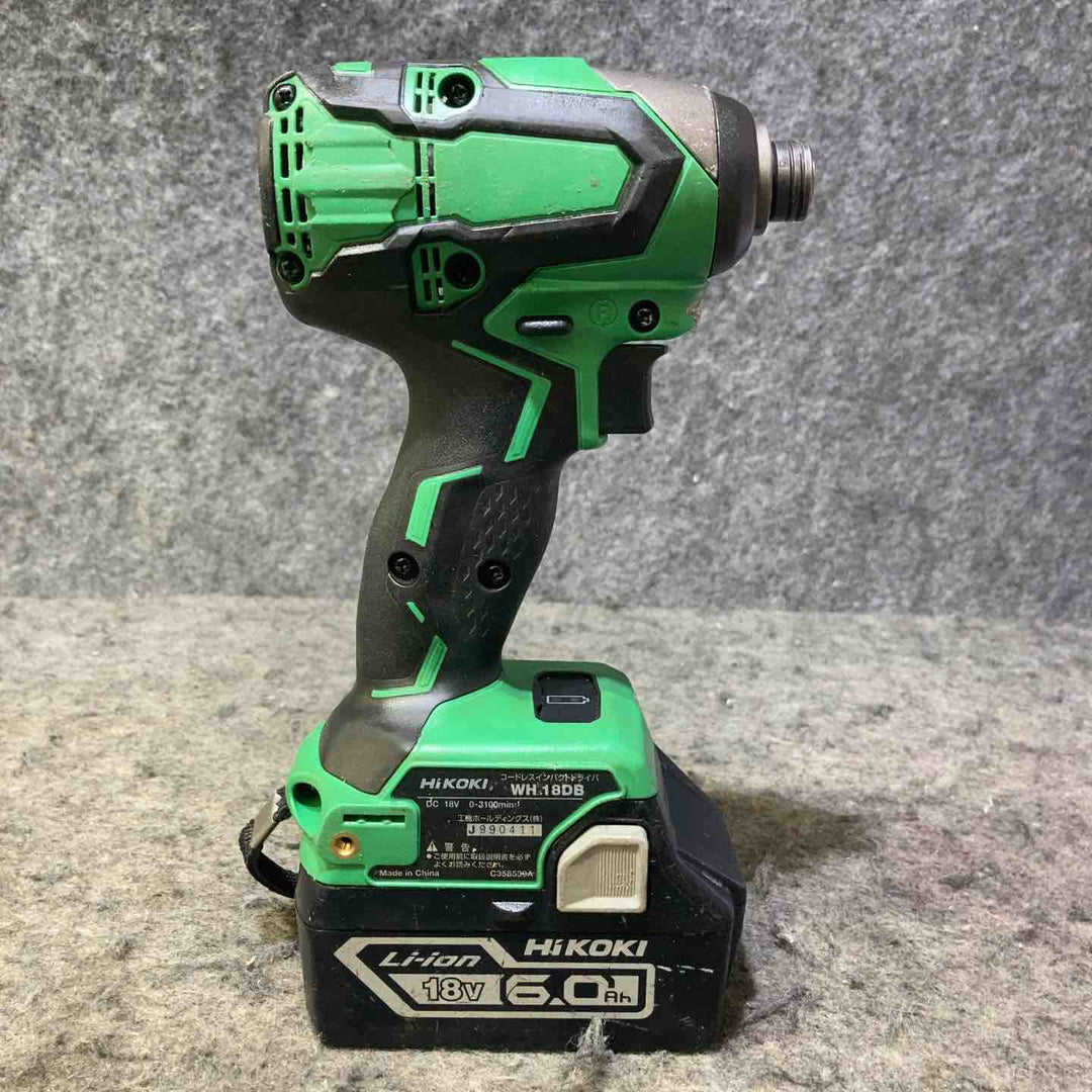 ハイコーキ(HIKOKI ※旧:日立工機) 18Vコードレスインパクトドライバー WH18DB(NN)【桶川店】