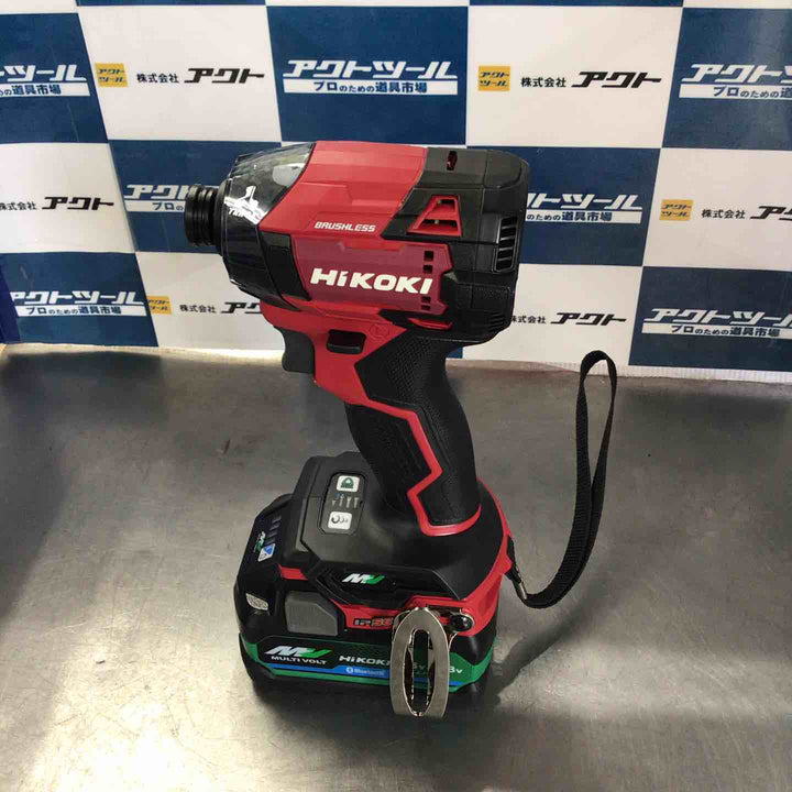 ★ハイコーキ(HIKOKI ※旧:日立工機) コードレスインパクトドライバ スコーピオンレッド WH36DD(2XHRSZ)【草加店】