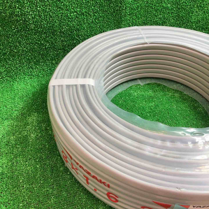 【未使用】矢崎(YAZAKI)エフアース（アース付VVF）2×2.0+1×1.6 2芯×2.0mm 1芯×1.6mm 100ｍ巻【川越店】