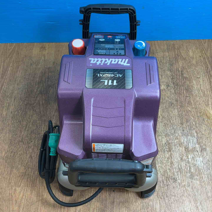 ◇マキタ(makita) 高圧・常圧兼用エアコンプレッサー AC462XLAP 限定色 オーセンティックパープル ※点検ランプ点灯【岩槻店】