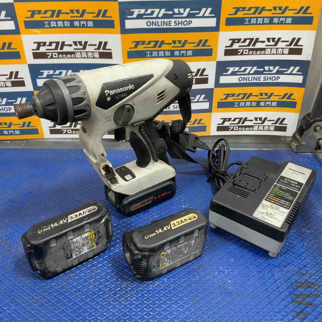 ◇パナソニック(Panasonic) コードレスマルチハンマードリル EZ7840LR2S-B【草加店】