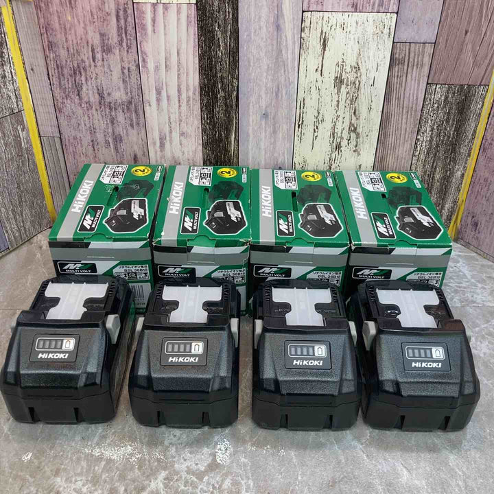 【未使用品】【純正】4個セット HiKOKI ハイコーキ マルチボルト リチウムイオンバッテリー 36V 4.0Ah BSL36B18【八潮店】