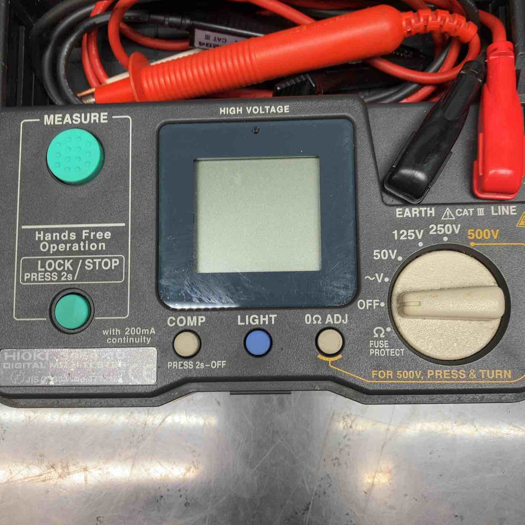 ◇日置電機(HIOKI) デジタルメグオームハイテスタ 3454-10【川越店】