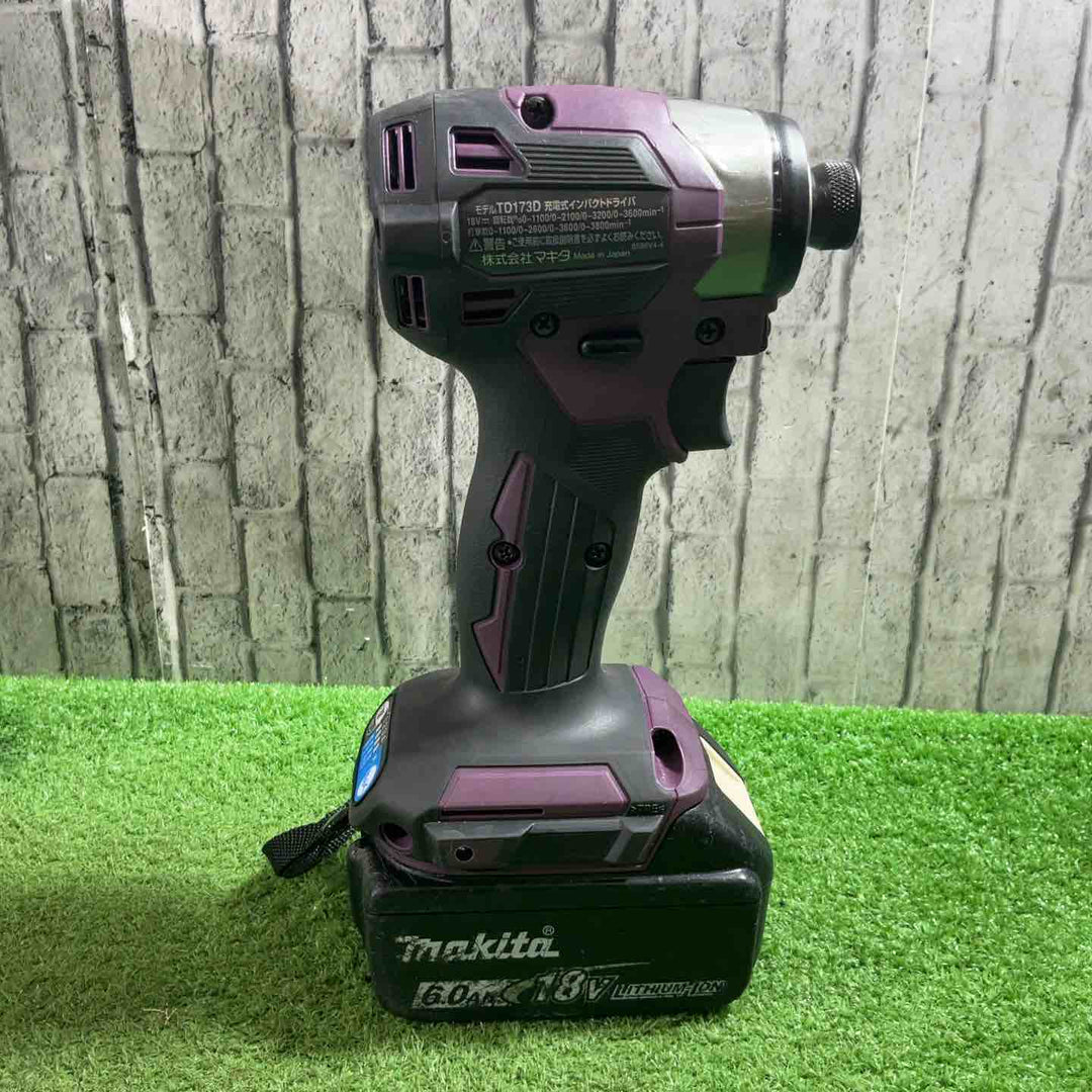 ★マキタ(makita) コードレスインパクトドライバー TD173DGXAP 動作確認済【川口店】