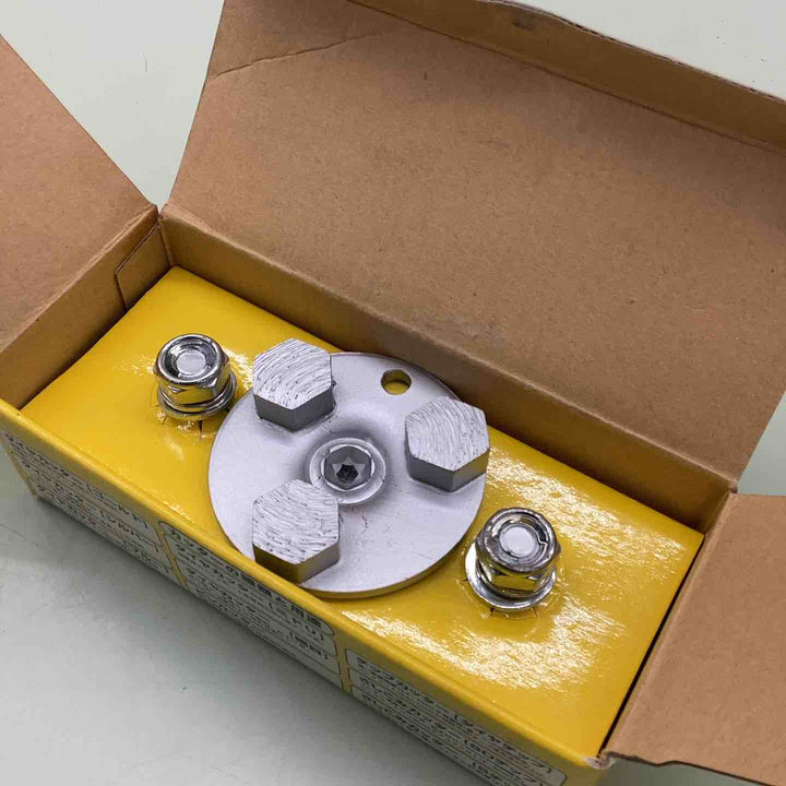 ライナックス LINAX K-30,K-45,K-60対応 床研削機用カッター 3個入り　ダイヤカッターシルバー 【越谷店】