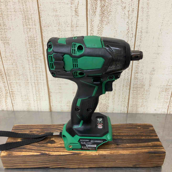 【中古品】★ハイコーキ(HIKOKI ※旧:日立工機) コードレスインパクトレンチ WR18DBDL2(2LXPK) 18V マルチボルトバッテリー フルセット【柏店】
