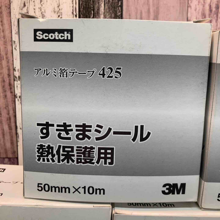 3M アルミ箔テープ 425 すきまシール熱保護用 50mm×10m 13個入【八潮店】