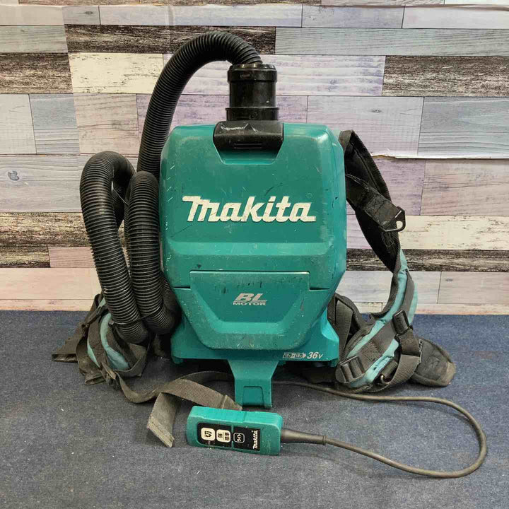 【中古品】☆マキタ(makita) コードレス背負い集じん機 VC260DZ ノズル無し肩紐破れあり【八潮店】