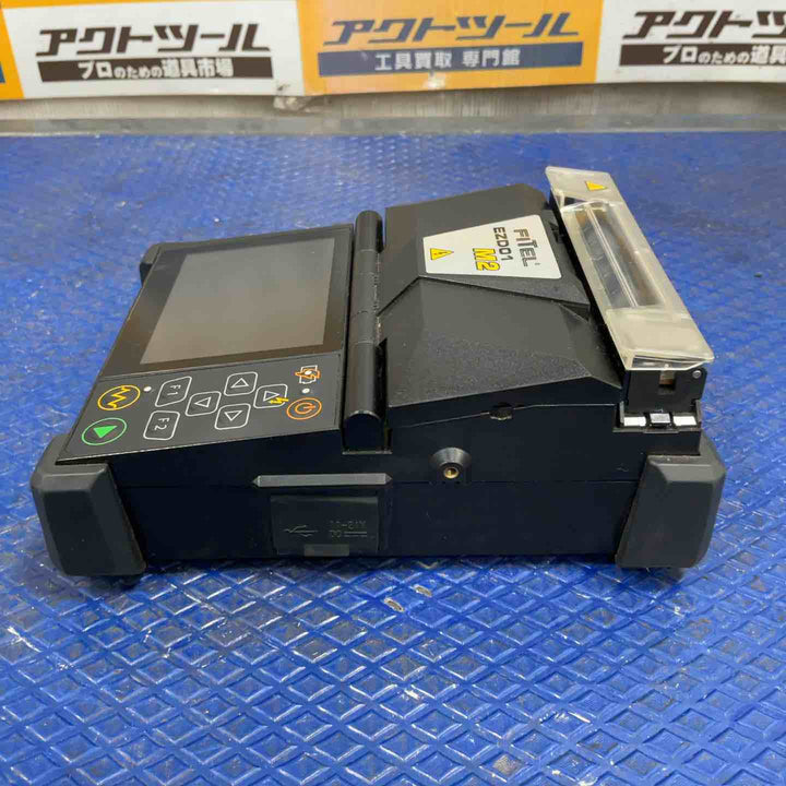 古河電工 FITEL 簡易2心融着機 EZD01M2 ホットストリッパ ファイバカッタセット 通電確認のみ【草加店】