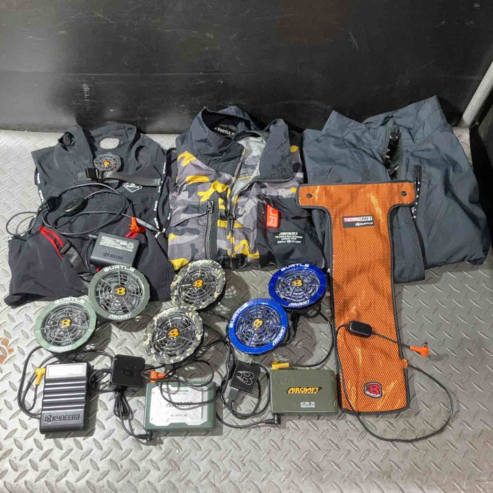 バートル (BURTLE) エアークラフト 19V  AC360-19V 空調服用  AC230 13V バッテリー AC260  ICE CRAFT バッテリー IC01 セット【草加店】