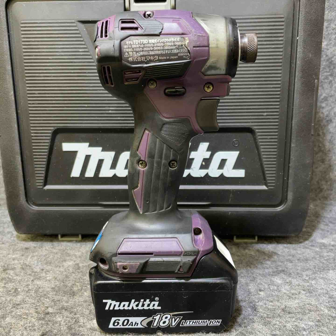 マキタ(makita) コードレスインパクトドライバー TD173DGXAP 限定色オーセンティックパープル【桶川店】