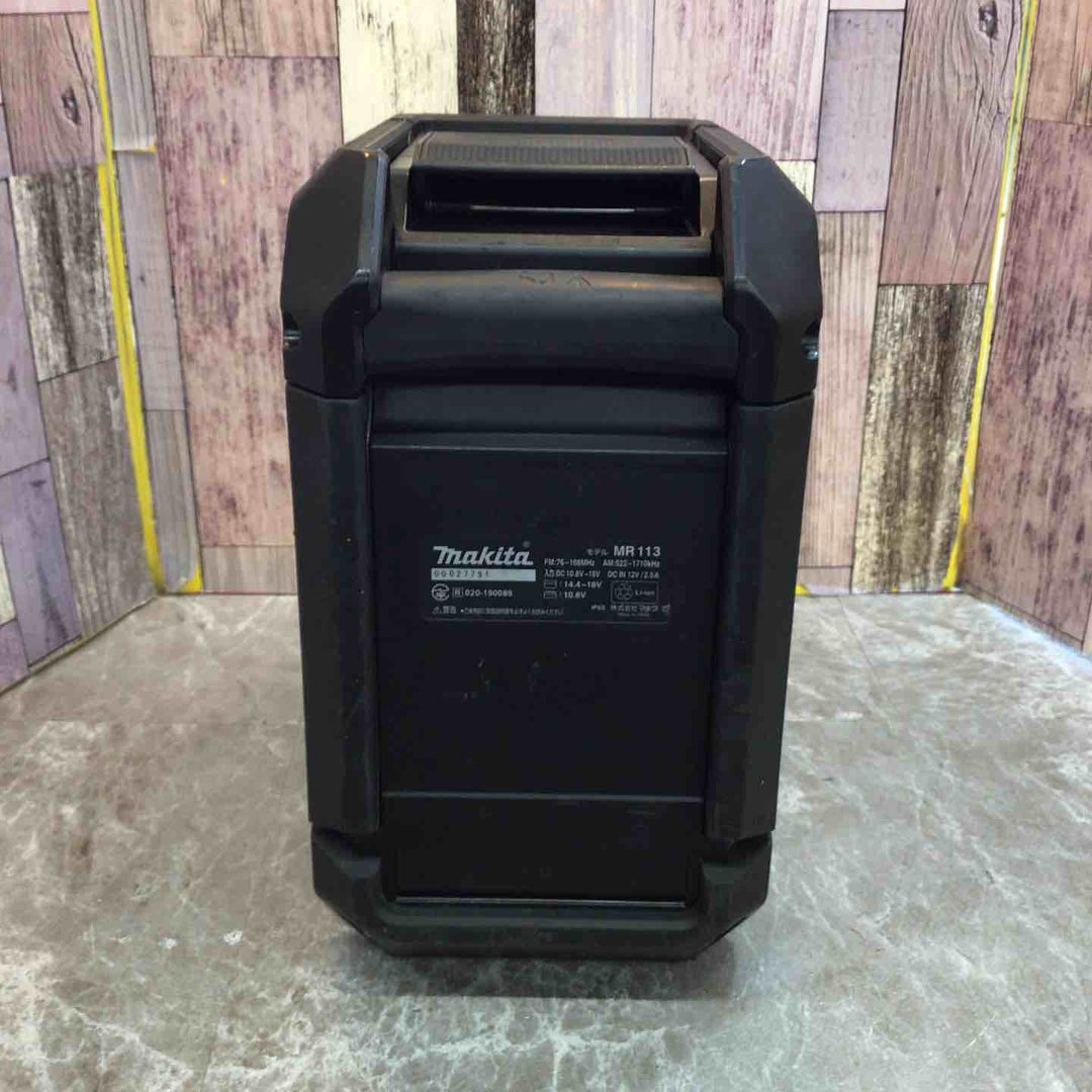 ★マキタ(makita) コードレスラジオ MR113B【八潮店】