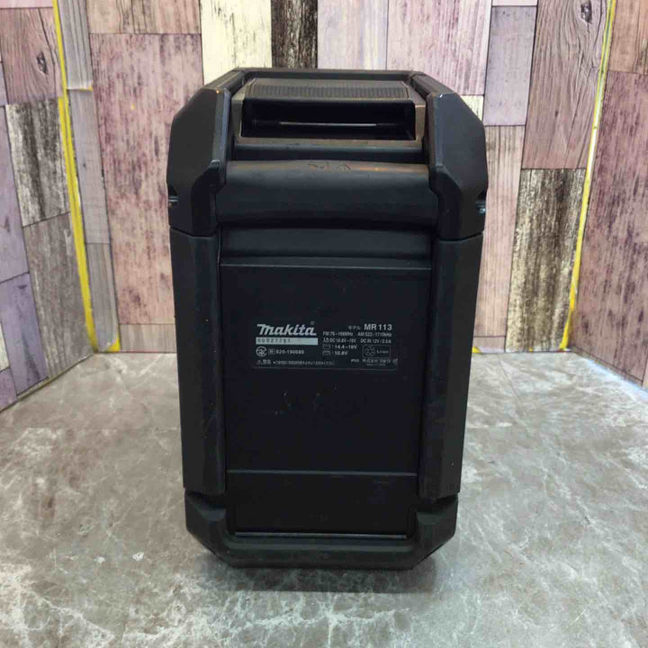 ★マキタ(makita) コードレスラジオ MR113B【八潮店】