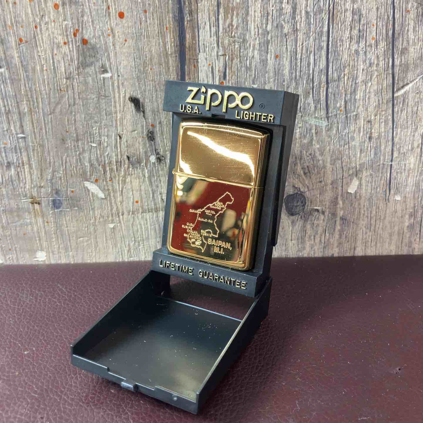 【中古美品】ジッポ(ZIPPO) 250G SAIPAN MAP スペイン【東大和店】 中古美品】ジッポ(ZIPPO) 250G SAIPAN MAP スペイン【東大和店