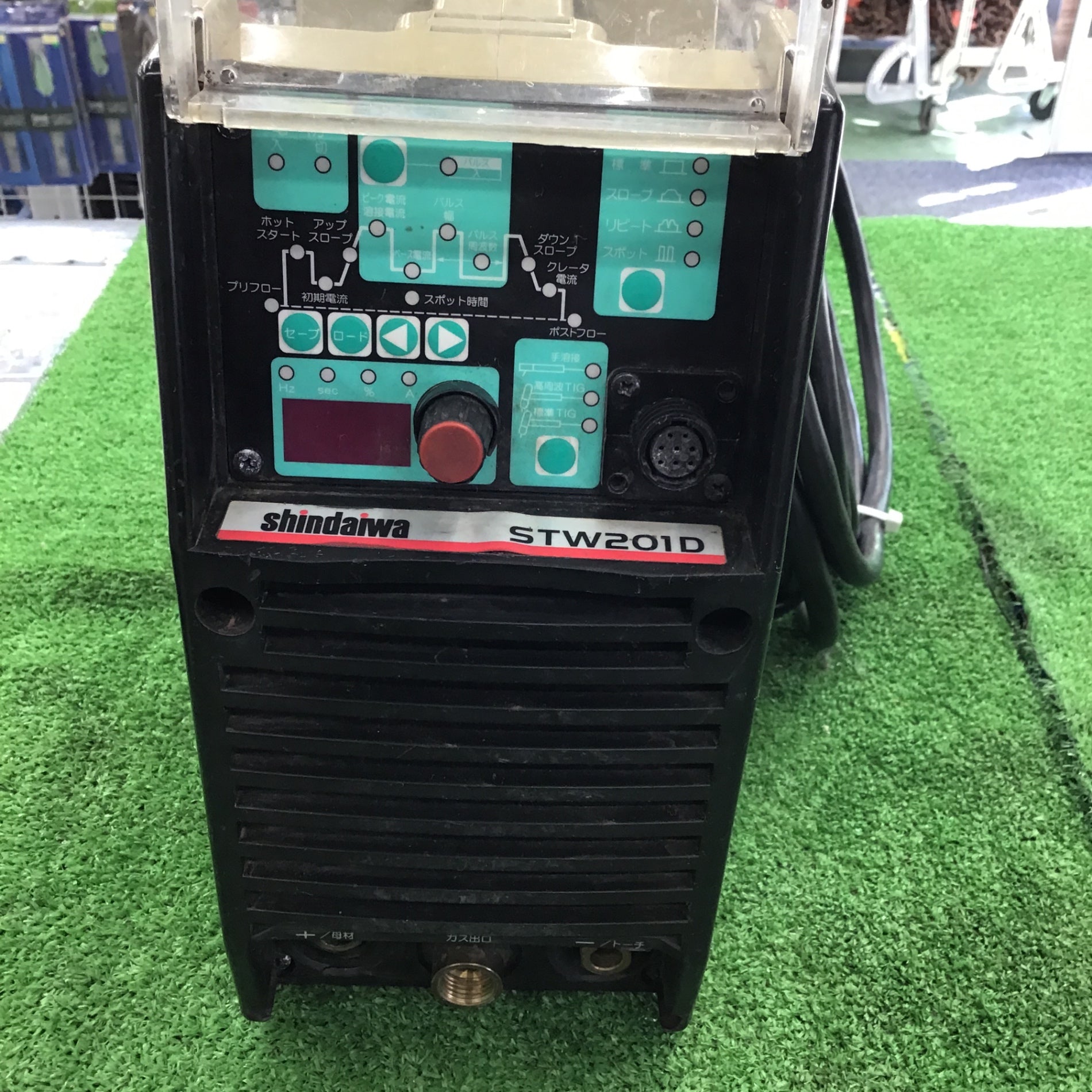 新ダイワSTW160インバータTIG溶接機ジャンク品 新ダイワ 160A 100V/200V 小型インバータTIG溶接機 アルゴン溶接