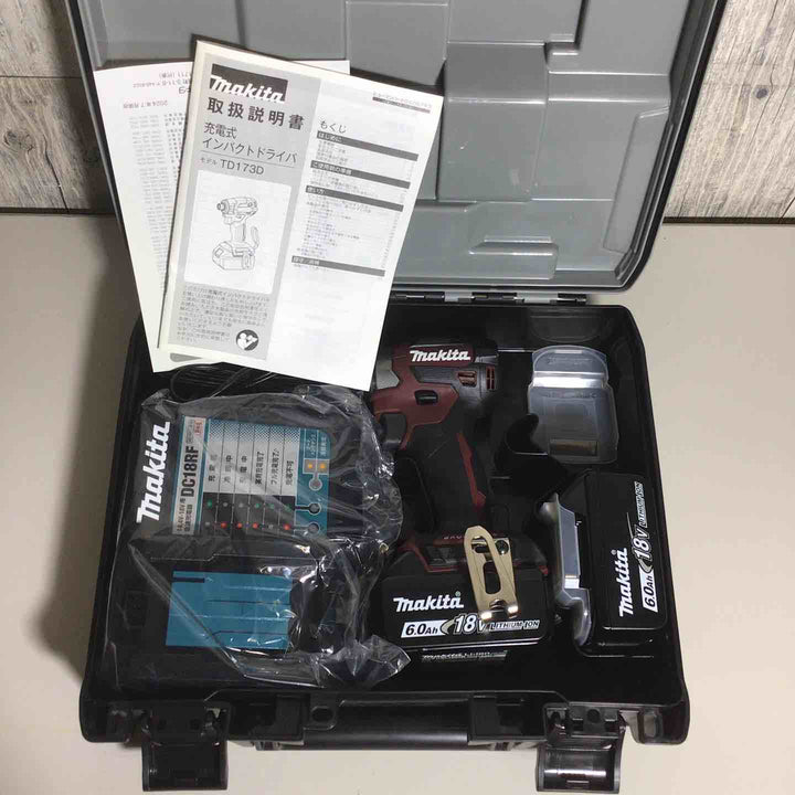 ★マキタ(makita) コードレスインパクトドライバー TD173DGXAR【戸田店】