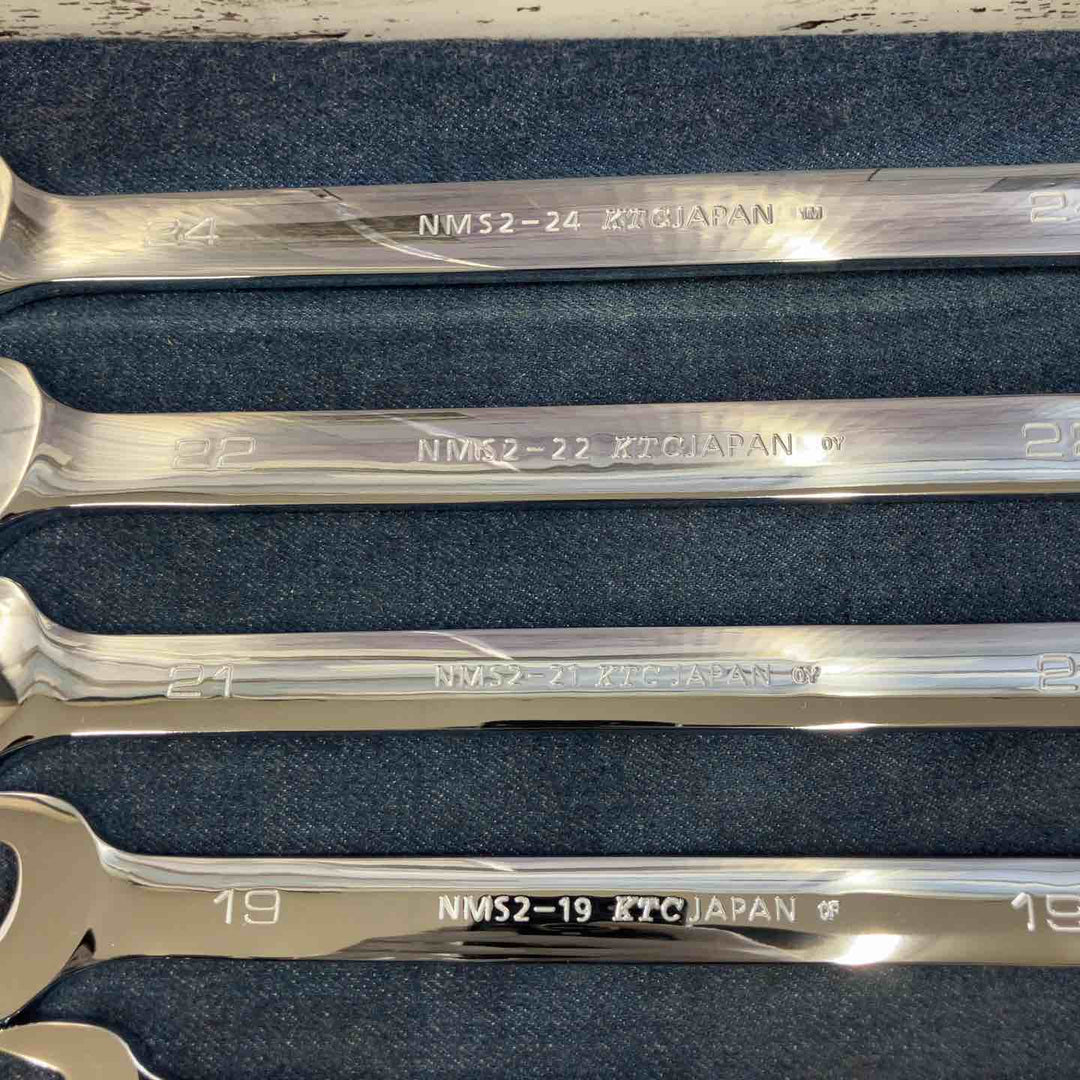 KTC コンビネーションレンチ ネプロス ミラー NMS2-24,22,21,19,17,14,13,12,10,8,7,5.5 12本セット【八潮店】