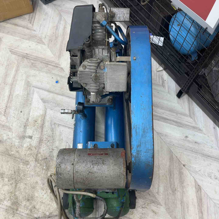 【店頭受取り限定】◇アネスト岩田 IWATA 3馬力 エンジンコンプレッサ SUE-222PB　100Vへ変換品(スイッチコンセント)　エンジン無し　【越谷店】