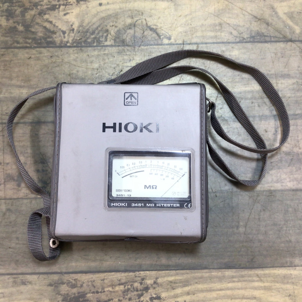 ぺん HIOKI 日置電機 絶縁抵抗計 3451-13 M HiTESTER メグオームハイテスタ