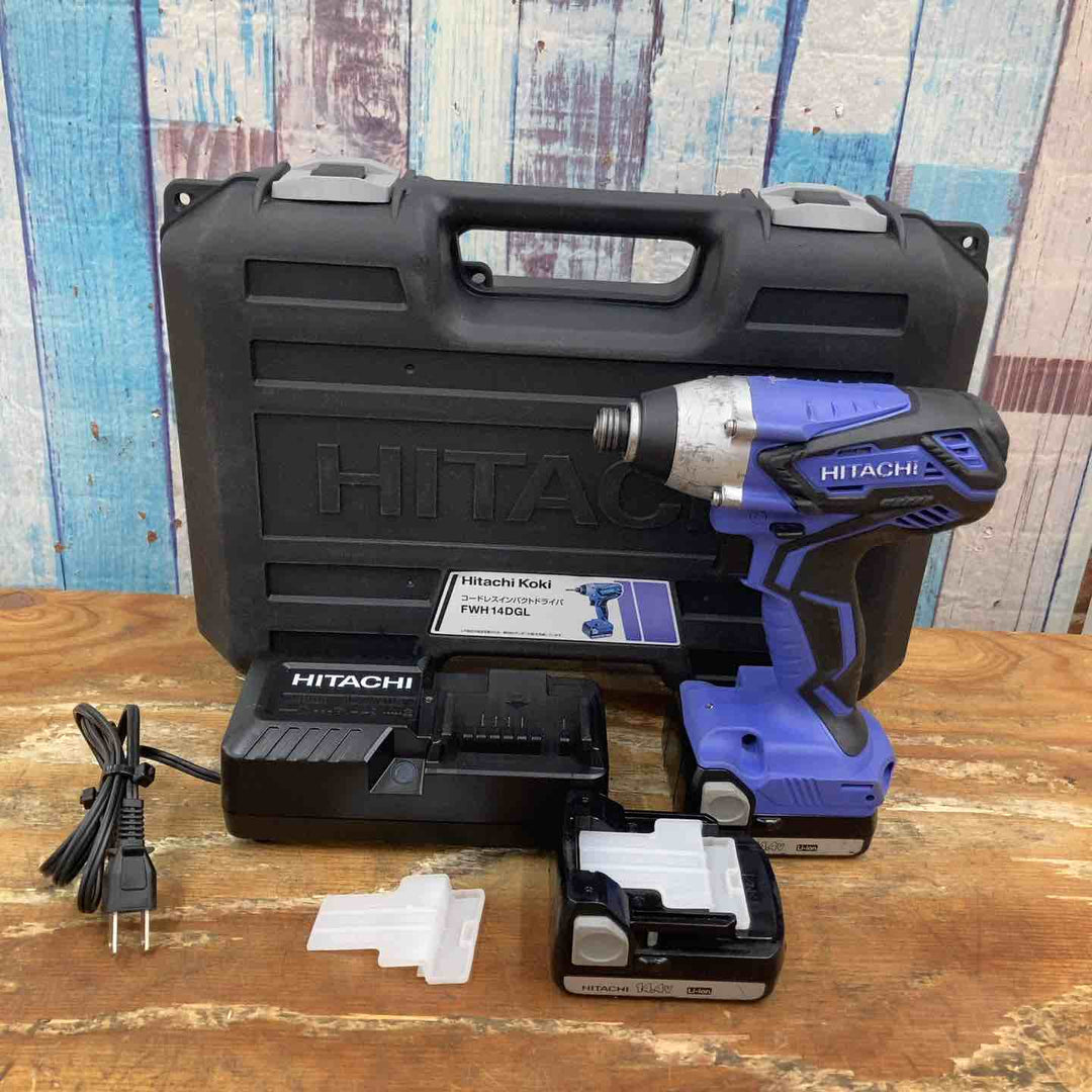 ◇ハイコーキ(HIKOKI ※旧:日立工機) コードレスインパクトドライバ FWH14DGL(2LEGK)【柏店】