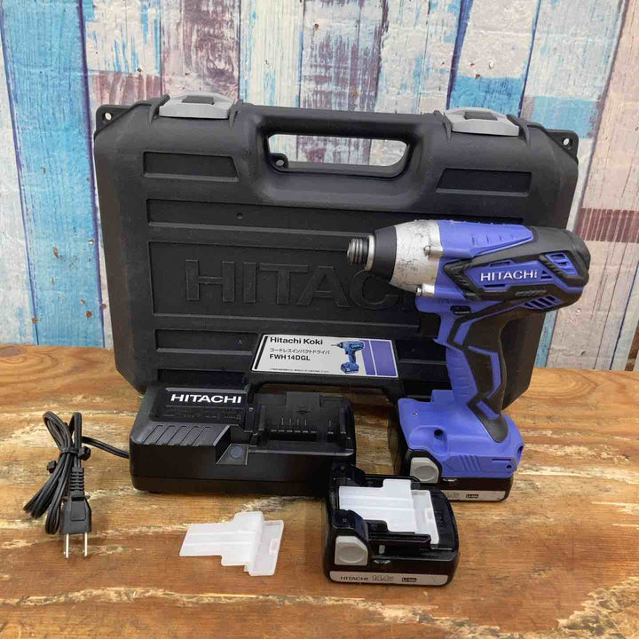 ◇ハイコーキ(HIKOKI ※旧:日立工機) コードレスインパクトドライバ FWH14DGL(2LEGK)【柏店】