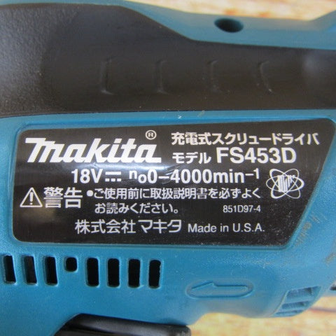 ☆マキタ(makita) コードレススクリュードライバ FS453DZ【川崎店】