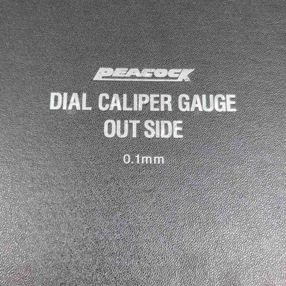 ▼peacock ダイヤルキャリパゲージ LA-3 目 量：0.1mm、測定範囲：0～80mm、測定深さ：400mm 未校正【柏店】