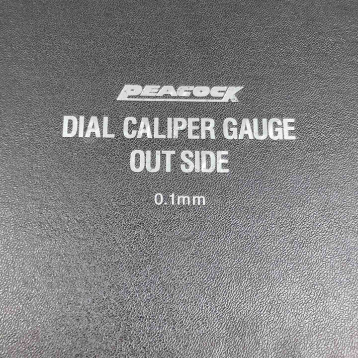 ▼peacock ダイヤルキャリパゲージ LA-3 目 量：0.1mm、測定範囲：0～80mm、測定深さ：400mm 未校正【柏店】