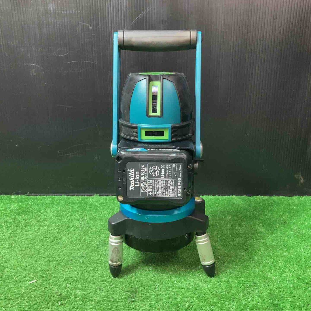 【中古品】◇マキタ(makita) フルライン 追尾 コードレスレーザー墨出し器 SK506GDZN (SK506GDN) ※足に破損箇所有り※【岩槻店】