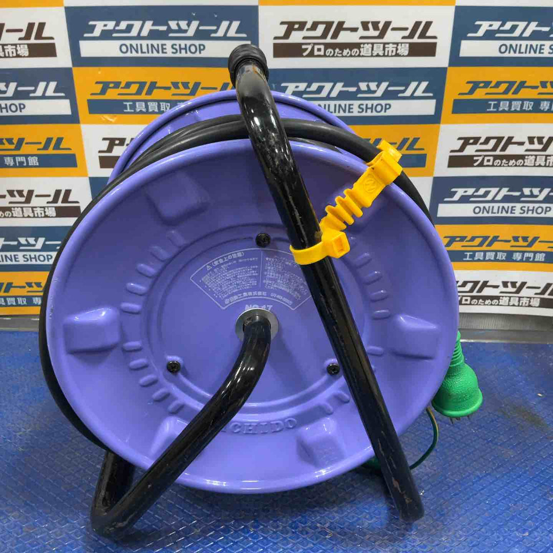 ◇日動 コードリール NP-EB34 ブレーカー付 22A-30M【草加店】