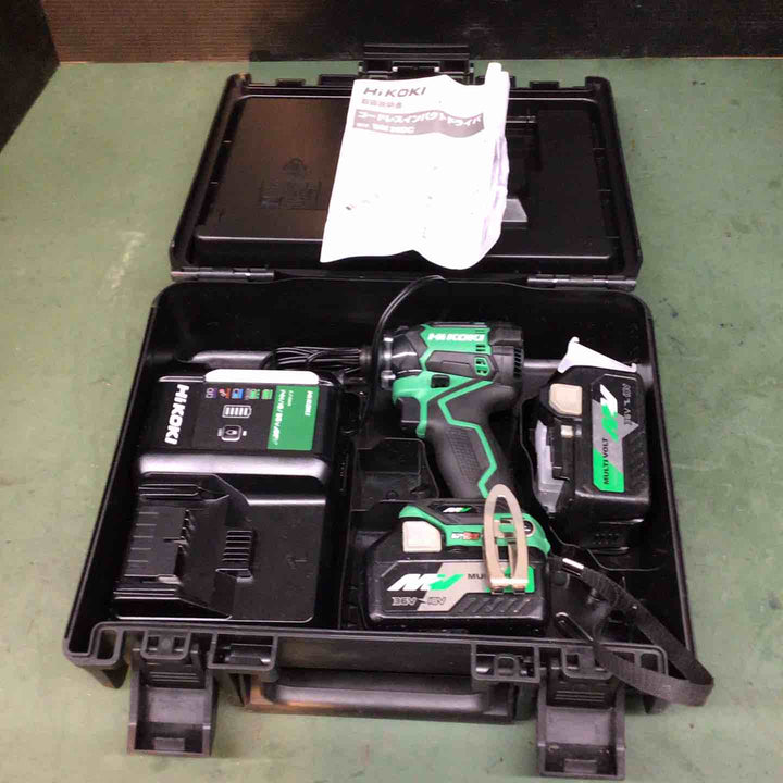 ★ハイコーキ(HIKOKI ※旧:日立工機) コードレスインパクトドライバー WH36DC(2XPSZ)(L)【戸田店】