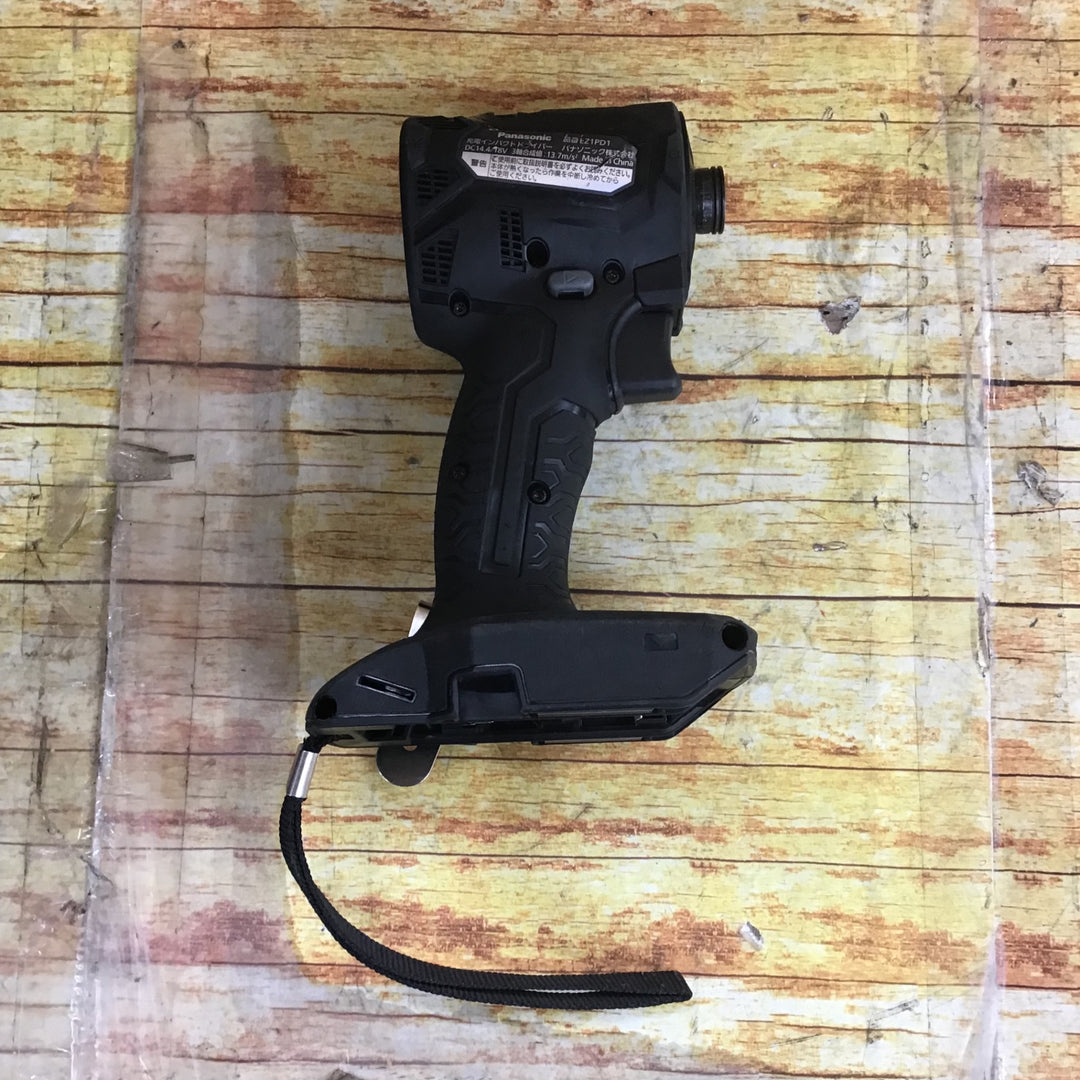 〇パナソニック 充電インパクトドライバー EZ1PD1 +BRAIN 18V5.0Ahバッテリー2個 アタッチメント付 EXENA Pシリーズ ブラック EZ1PD1J18A1B【川崎店】